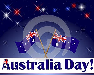 Australia Day background.