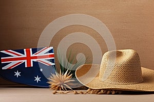 Australia day background. Generate Ai