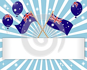 Australia Day. Festive banner.