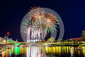 Australia Day fireworks in Adelaide