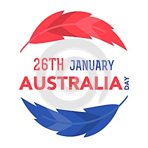 Australia Day on January 26th.