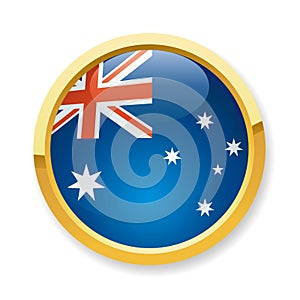 Australia flag button