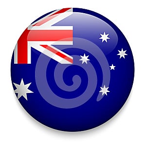 AUSTRALIA flag button photo
