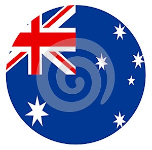 Australia flag - country in Oceania