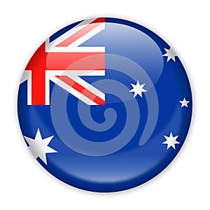 Australia Flag Vector Round Icon