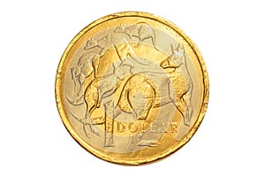 Australia gold chocolate dollar