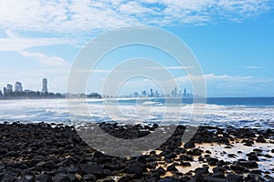 Australia Gold Coast Queensland. Beautiful beaches coral sea