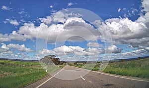 Australia highway view at A32 road NSW