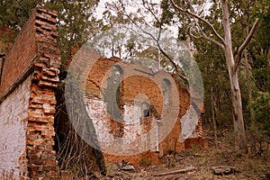 Australia: industrial ruins oil shale mine photo