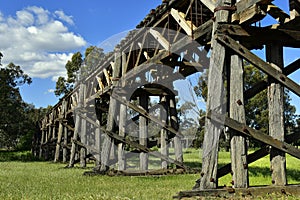 Australia, NSW, Gundagai, old bridge