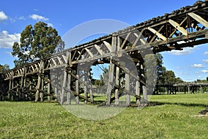 Australia, NSW, Gundagai, old bridge