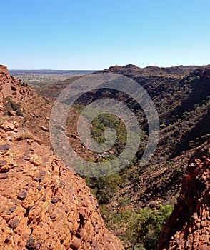Australia Ã¢â¬â Panorama al Kings Canyon photo