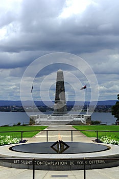 Australia Perth city monument to death