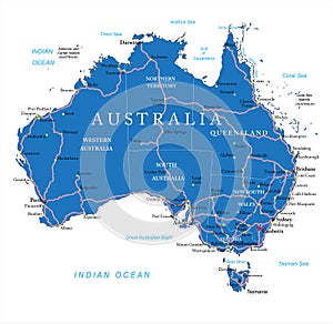 Australia road map