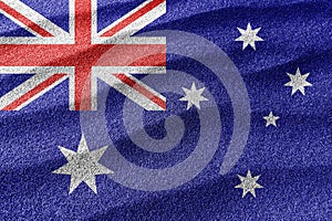 Australia sand flag, national flag
