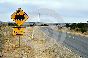 Australia, South Australia, Railway sign photo