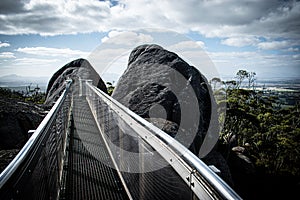 Australia, spectacular views from the Granite Skywalk. photo