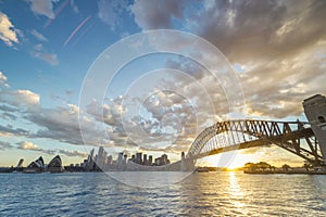 Australia sydney CBD panoramic view