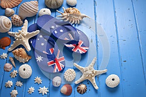 Australia Travel Shells Background