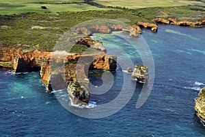 Australia, VIC, Great Ocean Road, aerial view photo