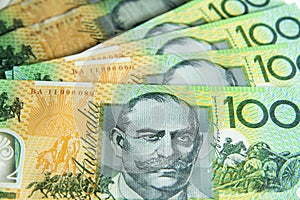 Australian 100. 00 notes