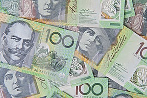 Australian hundred dollar notes