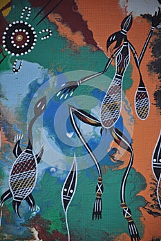 Australian Aboriginal art painting