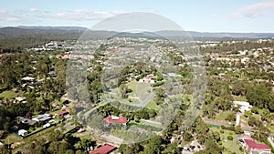 Australian Acreage Home Estate -Drone Shot 80 Meters high