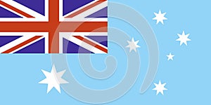 Australian Antarctic Territory flag. Illustration of Australian Antarctic Territory