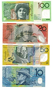 Australian banknotes photo