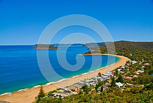 Australian Beach On A Beautiful Clear Sunny Day.