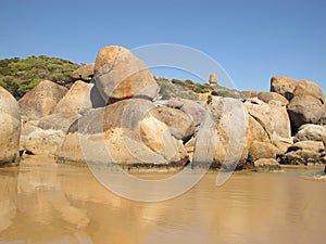 Australian coast in Wilsons Promontory National Park