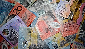 Australian Currency Background