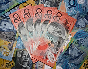 Australian Currency Background