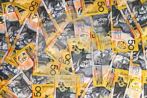 Australian Currency close-up