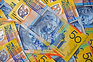 Australian Currency - Fifty Dollar Notes