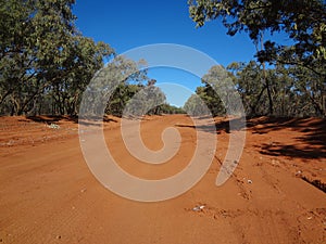 Australian desert road