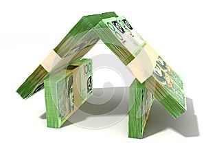 Australian Dollar Notes House Perspective