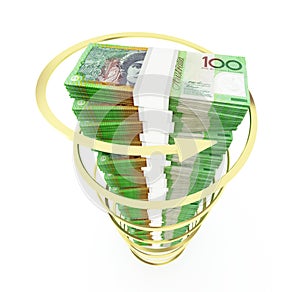 Australian dollar stack