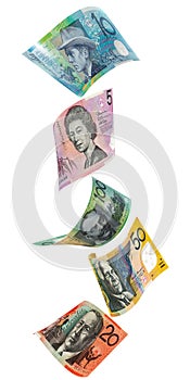 Australian Dollars Vartical