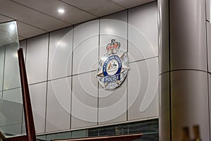 The Australian Federal Police AFP coat of arms