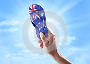 Australian Australia Day Flag Thong Sky