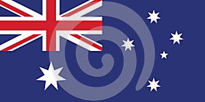 Australian flag vector format illustration