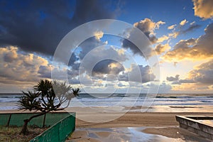 Australian foreshore early morning