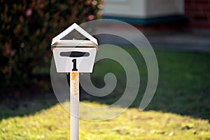 Australian home letterbox