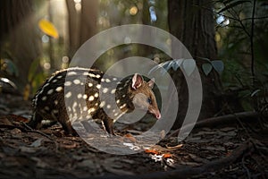 Australian marsupial, the Eastern Spotted Quoll