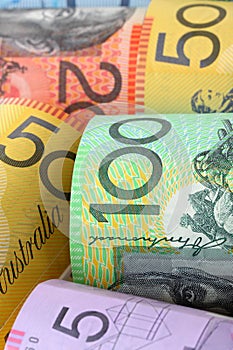 Australian Money Background