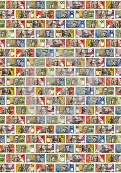 Australian Money Dollars Background