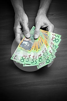 Australian Money Dollars Business