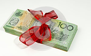 Australian money gift photo